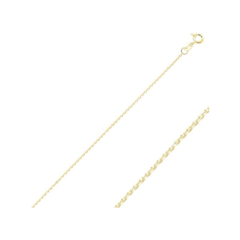 Olivie Strieborná retiazka GOLD 45cm 4381 20035410