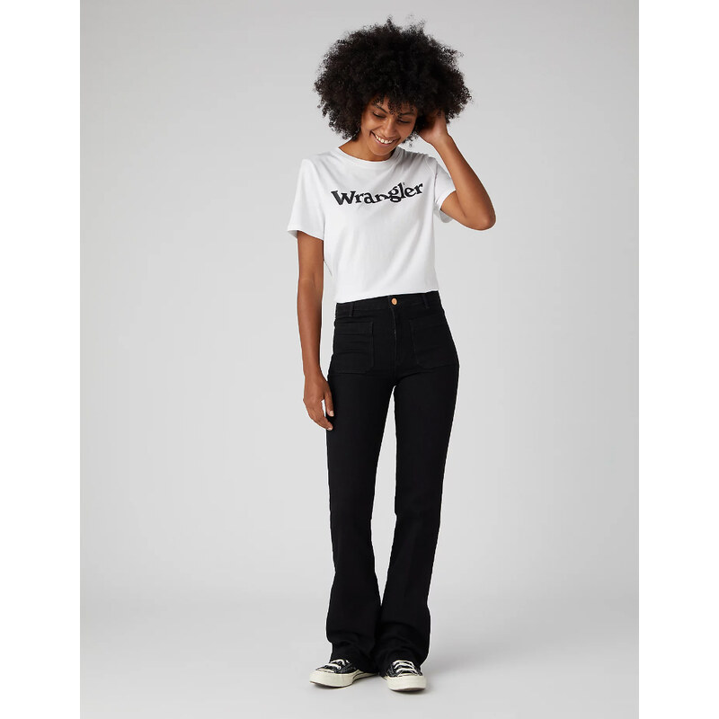 Dámske rifle WRANGLER W233GQ111 FLARE RETRO BLACK 39455372