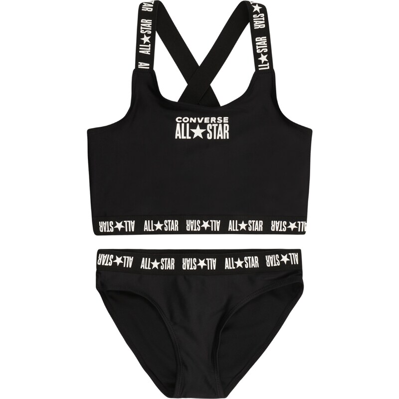 CONVERSE Bikiny čierna / biela 39482961