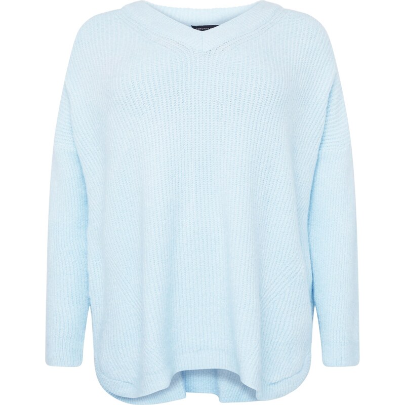 Dorothy Perkins Curve Oversize sveter svetlomodrá 39483005