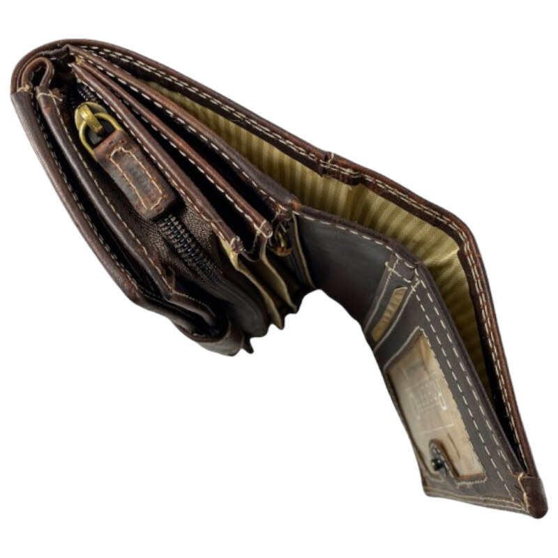 Dámská kožená peňaženka Roberto - hnedá 5950