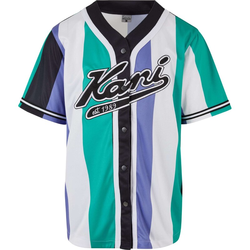 Karl Kani Tričko dymovo modrá / nefritová / čierna / biela 63008349