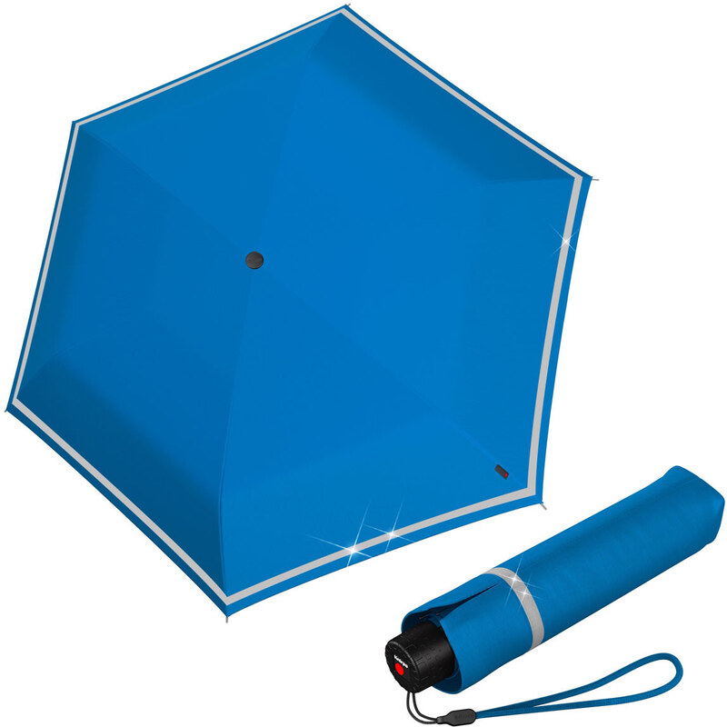 Knirps Rookie Manual - ľahký skladací dáždnik tmavo modrá