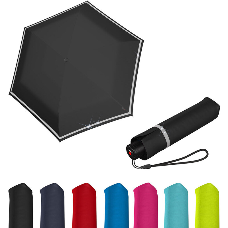 Knirps Rookie Manual - ľahký skladací dáždnik tmavo modrá