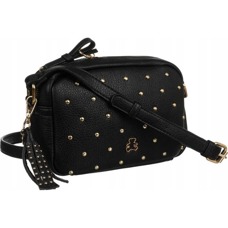 BASIC LuluCastagnette Čierna crossbody kabelka s cvočkami [DH]TRESOR 61186658
