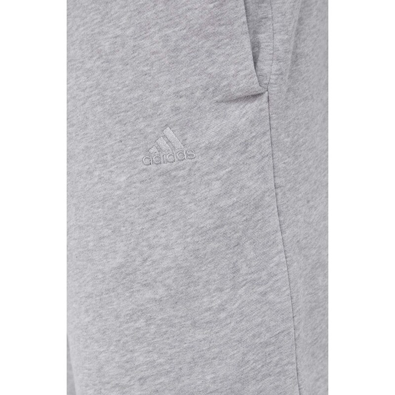 Bavlnené šortky adidas šedá farba, IC9816