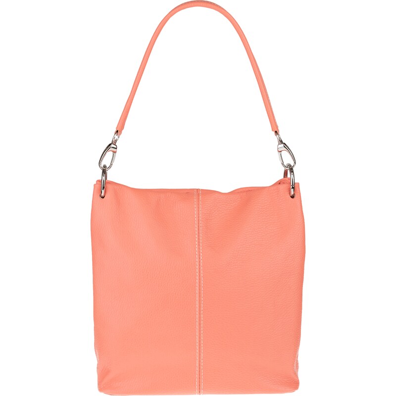 Ružová kožená talianska kabelka Fiora Salmone NovaKabelka.sk 39473513