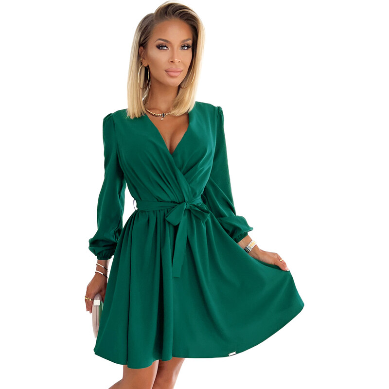 Glara Spoločenské šaty s áčkovou sukňou 39475802