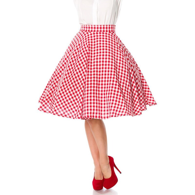 Glara Kockovaná sukňa 39475804