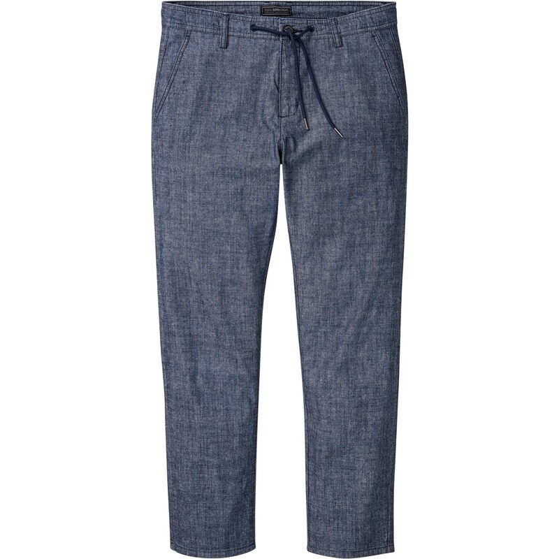 bonprix Chino nohavice, Regular Fit, rovné, farba modrá 54601651