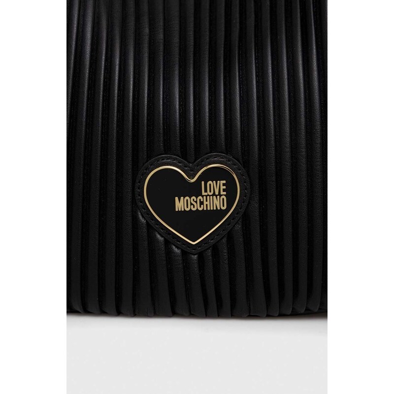 Kabelka Love Moschino čierna farba