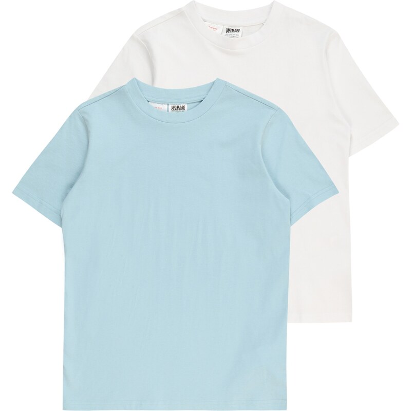 Urban Classics Tričko pastelovo modrá / šedobiela 54244112