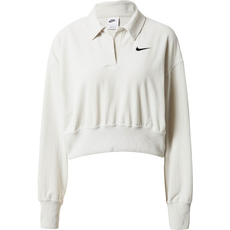 Nike Sportswear Mikina béžová / čierna 39500679