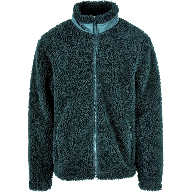 Urban Classics Flisová bunda tmavozelená 62660970