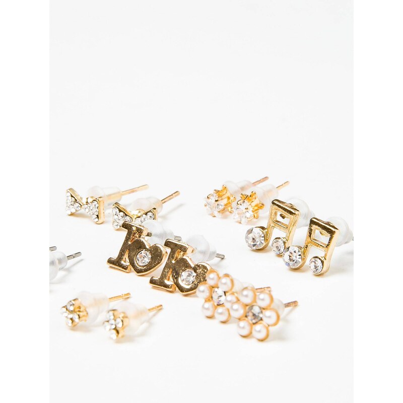Gold earrings Yups dbi0448. R06