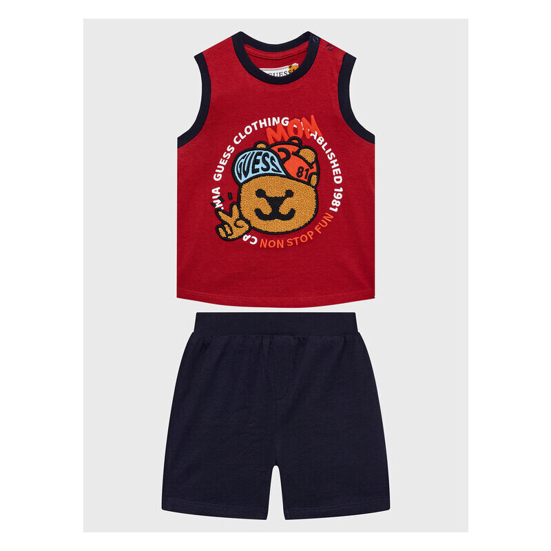 Súprava top a látkové šortky Guess 39508712
