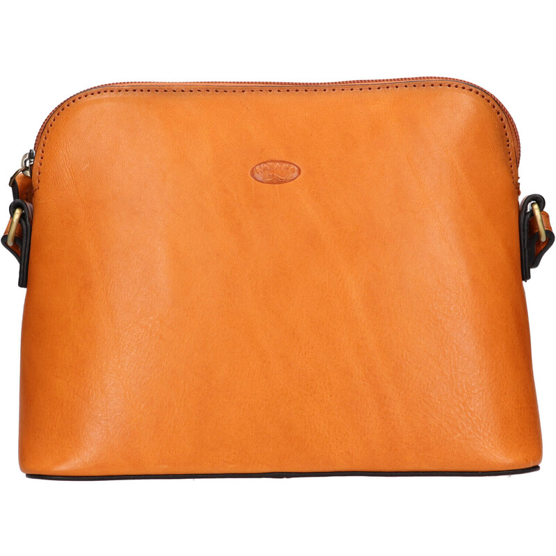 Kožená dámska crosbody kabelka Katana Porse - svetlo hnedá 46447438