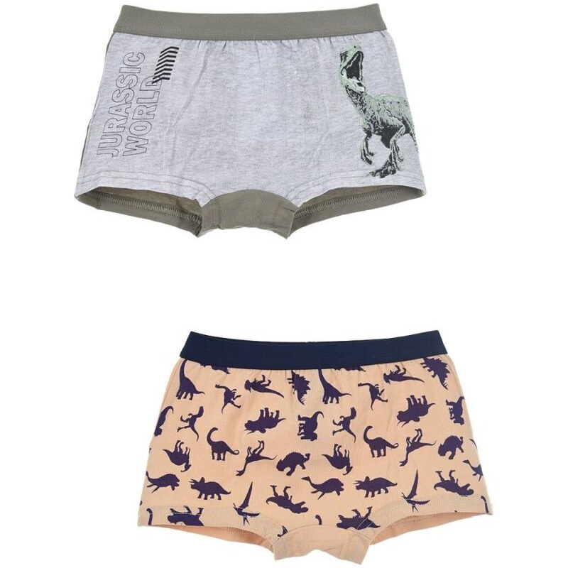 Chlapčenské boxerky Jurassic World - sivá/béžová 39550914