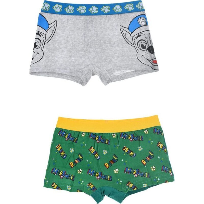 Chlapčenské boxerky Paw Patrol - sivá/zelená 39515265