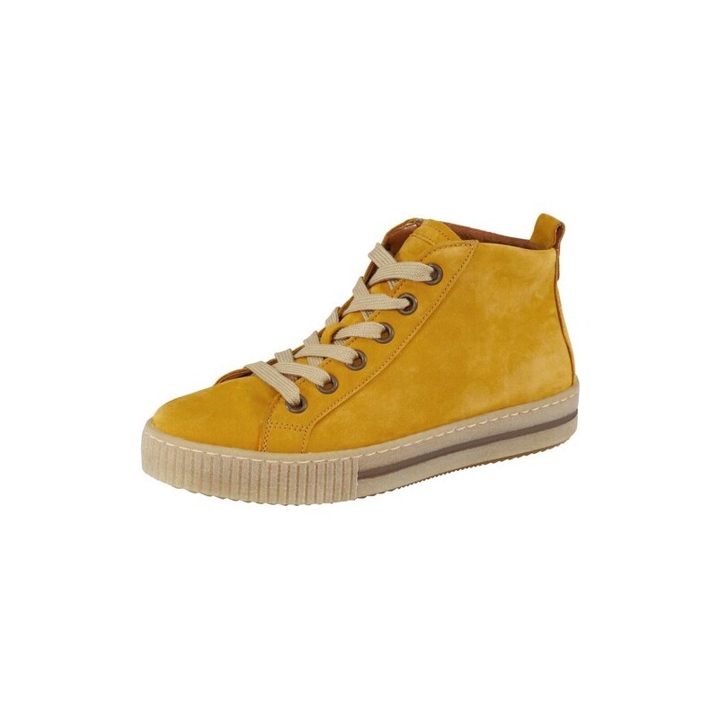 E-shop Kožené vysoké sneaker tenisky Gabor, žlté