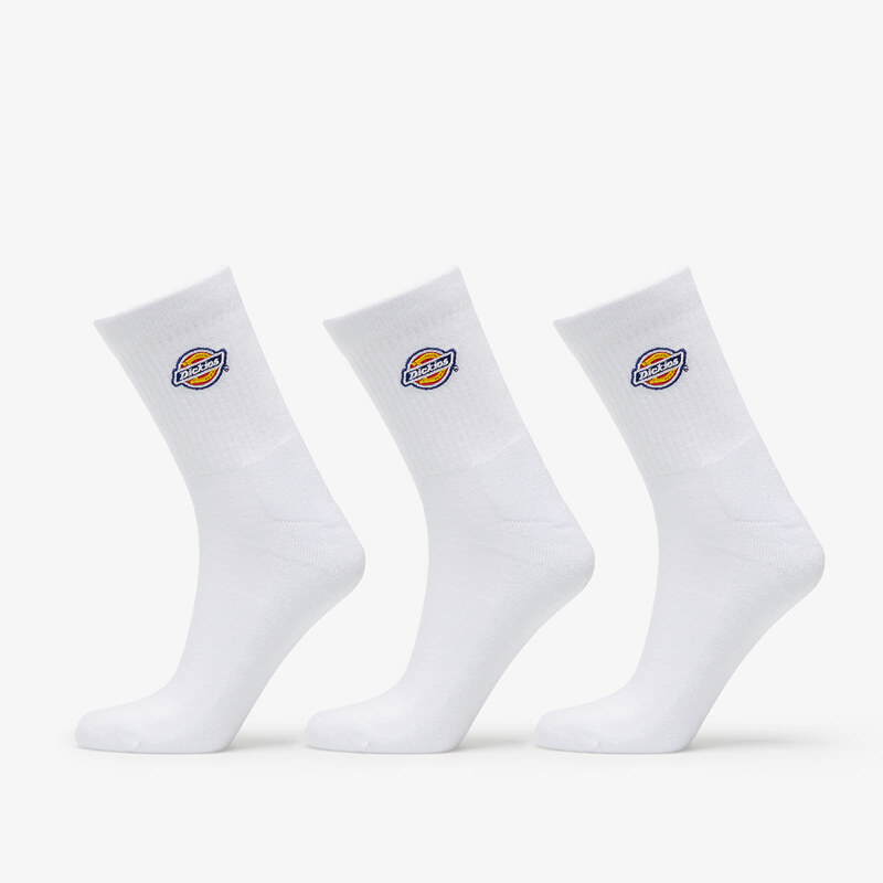 Ponožky Dickies Valley Grove Socks 3-Pack White 35-38 39538578