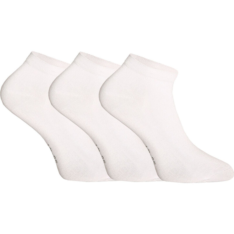 3PACK ponožky Gino bambusové biele (82005) 62598399
