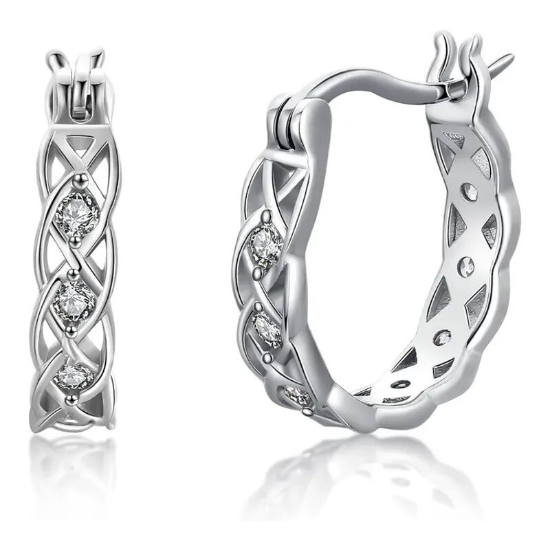 Dámske strieborné náušnice TATIANA 39538986