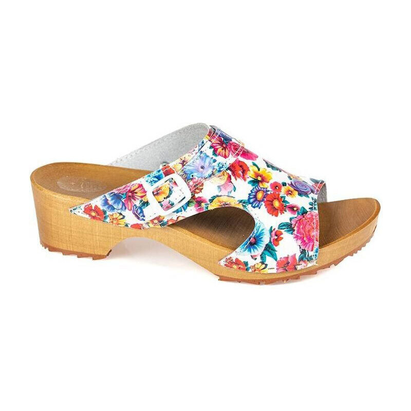 Glara Vintage dreváky s kvetmi 39543827