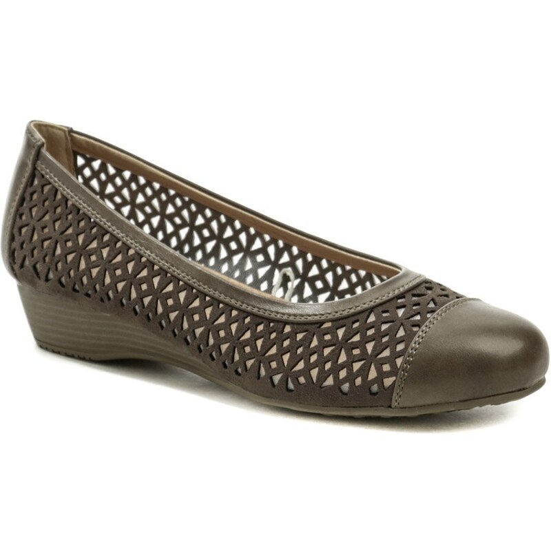 Wojtylko 7B11021V hnedé dámske letné lodičky 39543696