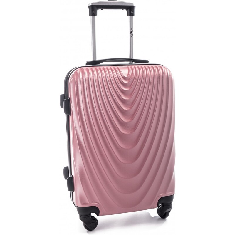 Rogal Zlato-ružový škrupinový cestovný kufor "Motion" - veľ. M, L, XL