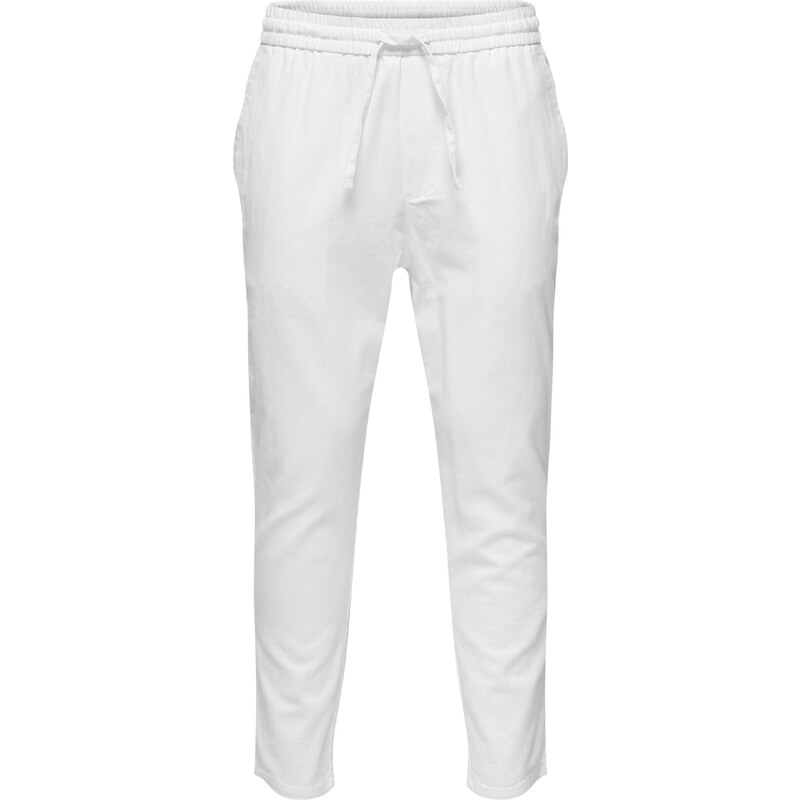 Only & Sons Nohavice ONSLinus biela 39592003
