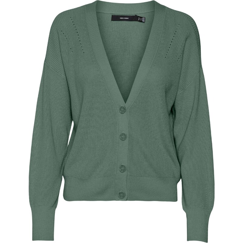 VERO MODA Kardigán New Lexsun tmavozelená 67562092