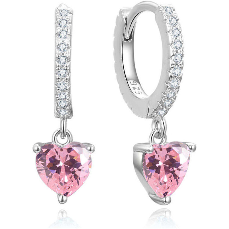 Dámske strieborné náušnice LILA 39563410