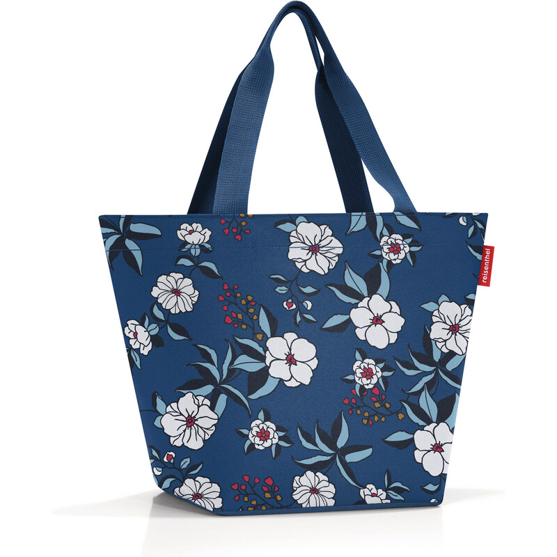 Nákupná taška cez rameno Reisenthel Shopper M Garden blue