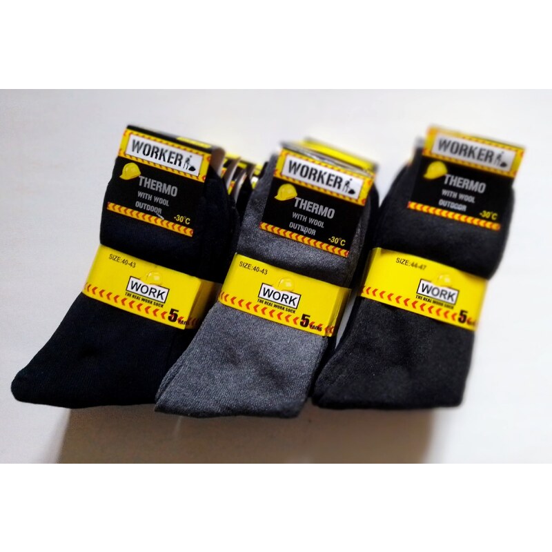 Pánske pracovné ponožky 5 párov 41091099