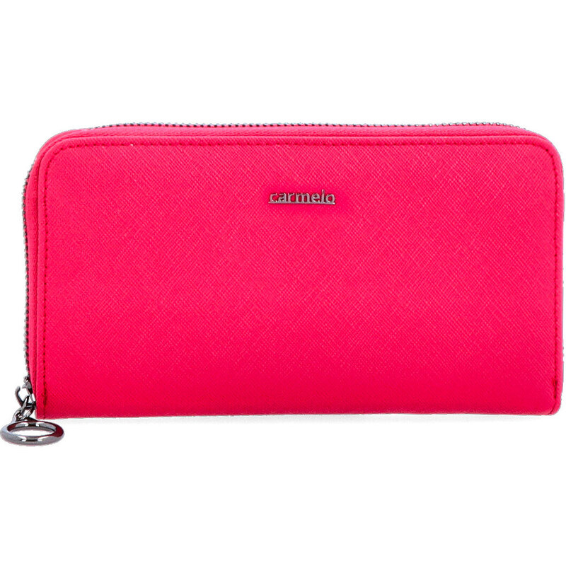 Dámska kožená peňaženka Carmelo ružová 2123 F 39601075
