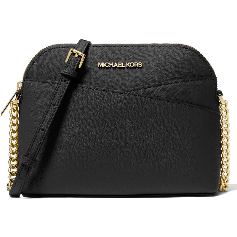 Michael Kors Jet Set Travel Medium Dome Crossbody Bag Black 39631435