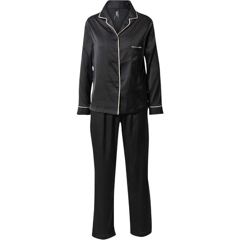 Bluebella Pyžamo Claudia krémová / čierna 54631116