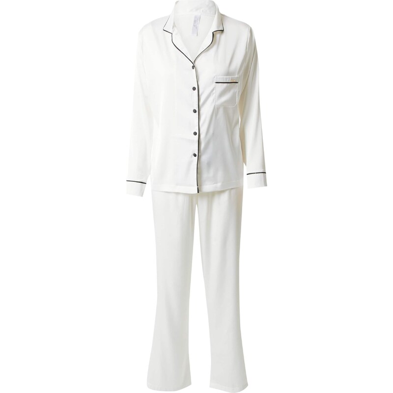 Bluebella Pyžamo Claudia krémová / čierna 58245491