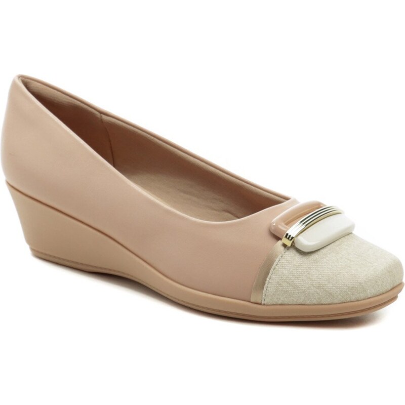 Piccadilly 143186-4 ružové dámske lodičky na kline 39624386