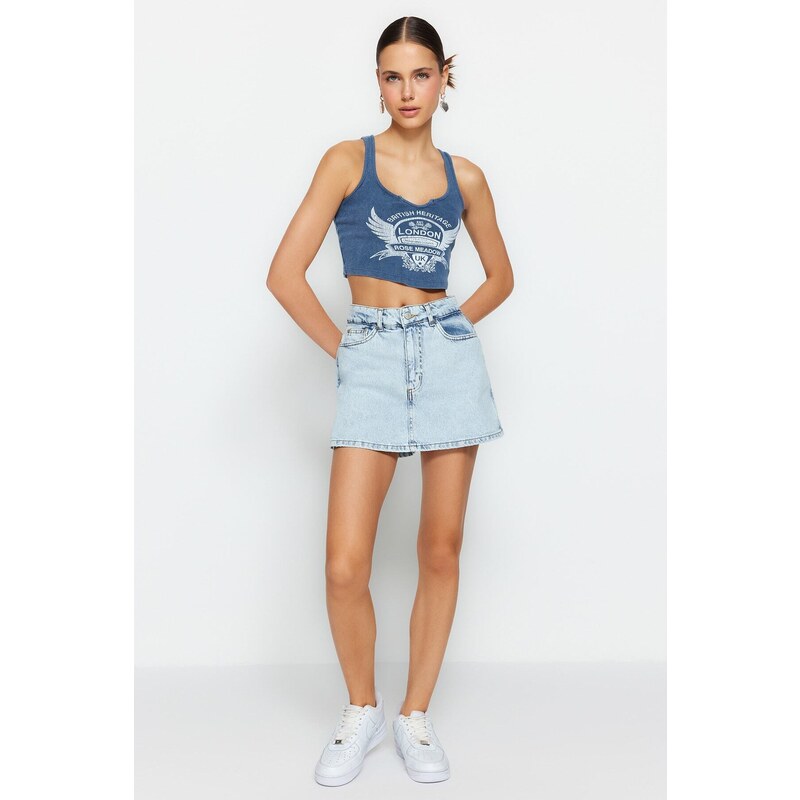 Dámske kraťasy Trendyol Denim 43608034