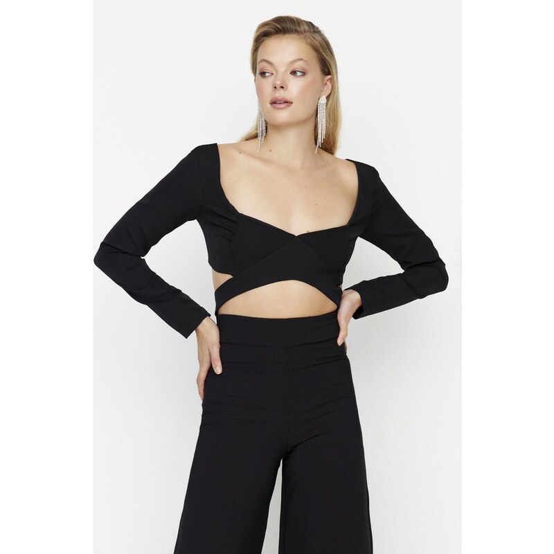 Trendyol Čierny Bustier 50566757