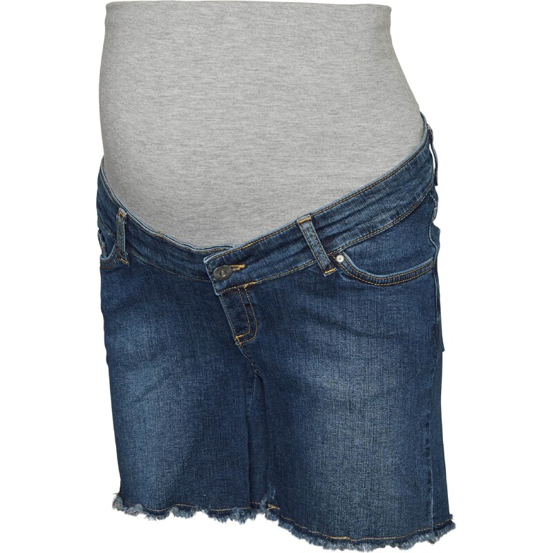 MAMALICIOUS Džínsy MILOW modrá denim / sivá melírovaná 39647427