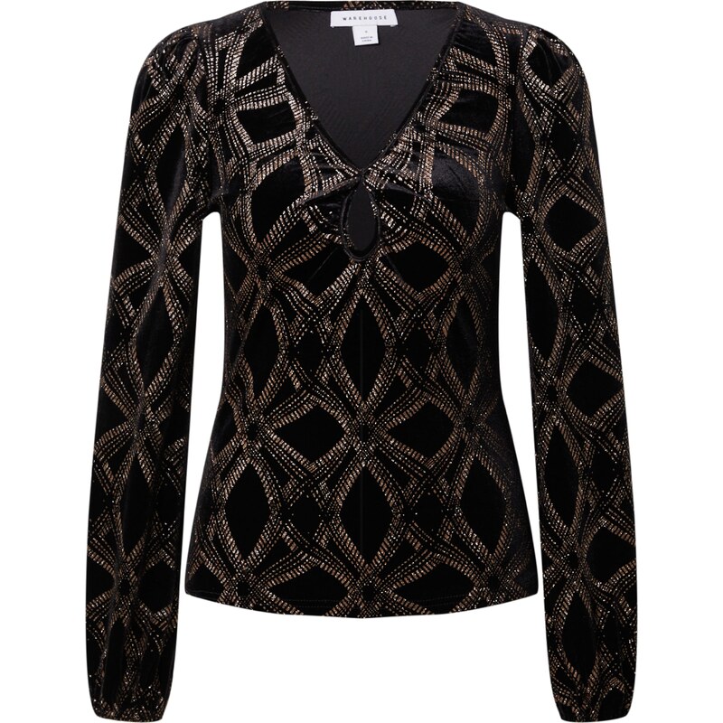 Warehouse Tričko zlatá žltá / čierna 66007522