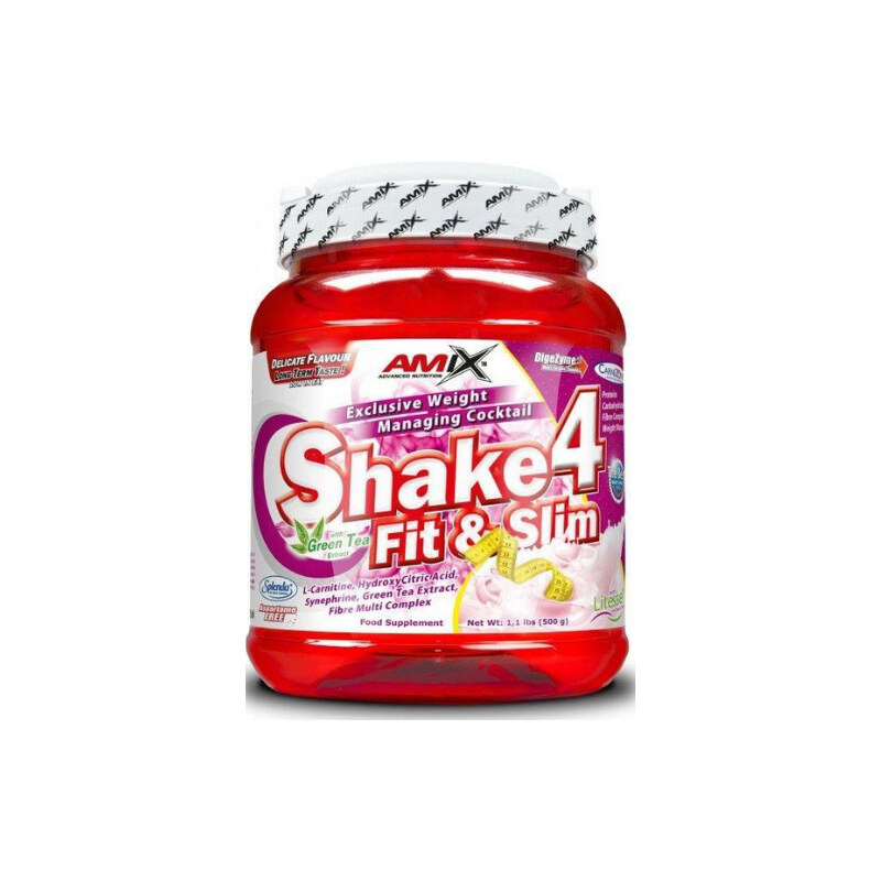 Proteínové prášky Amix Shake 4 Fit&Slim 1000g - Vanilla 00132-1000g-van