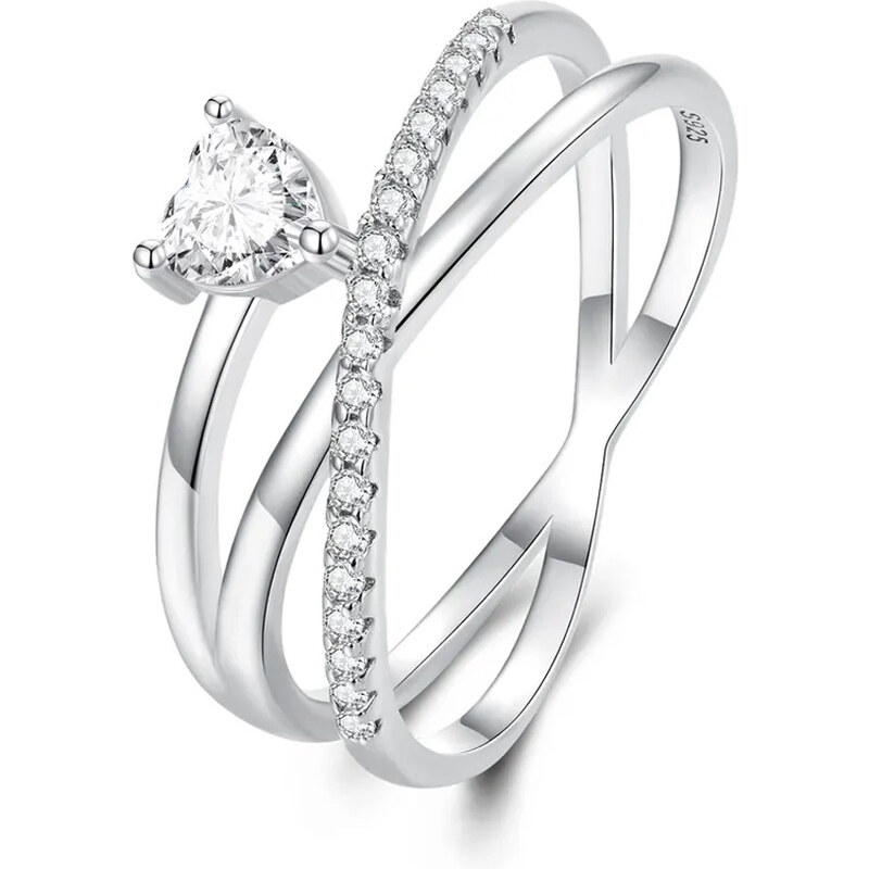 Dámsky strieborný prsteň ALLIES 39674592