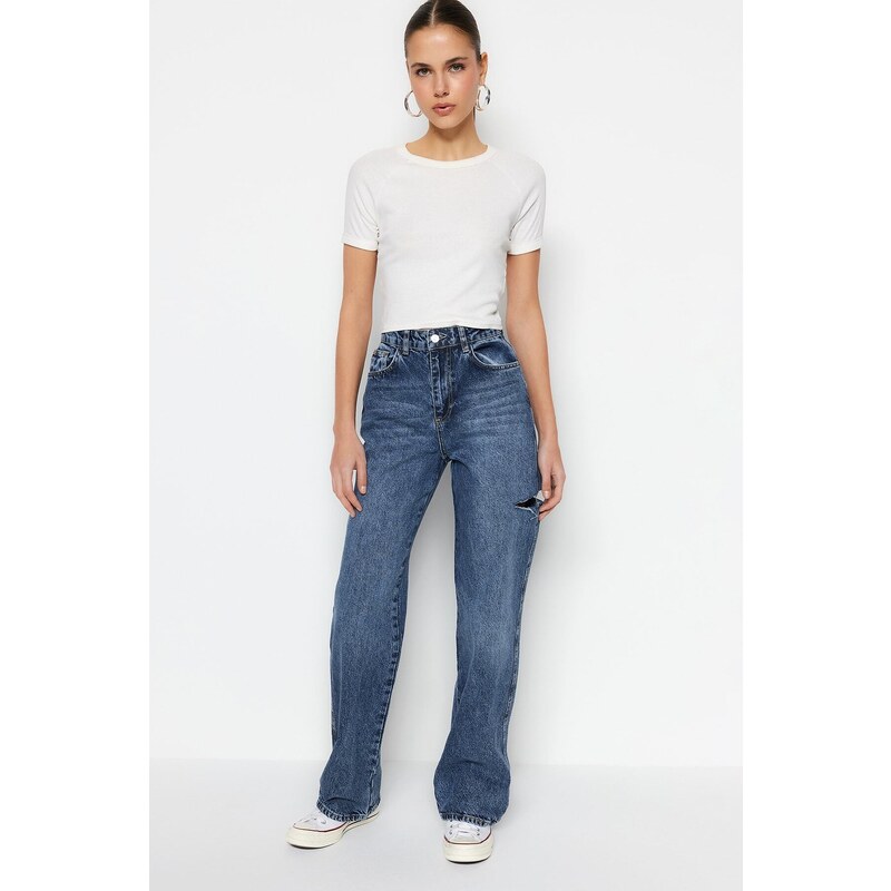 Dámske rifle Trendyol Denim 43608085