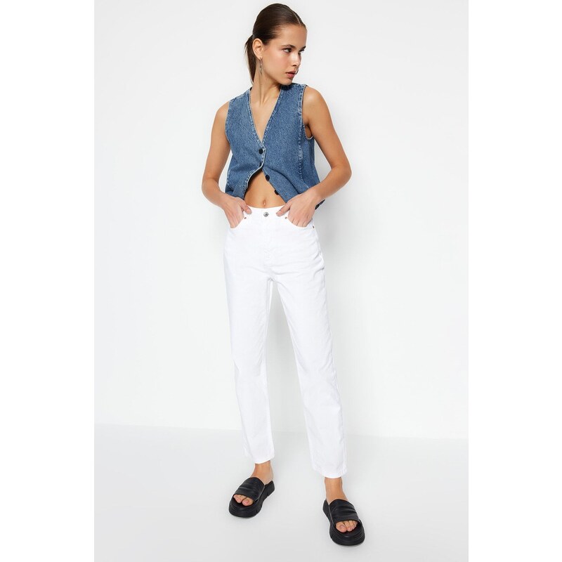 Dámske rifle Trendyol White 50547649