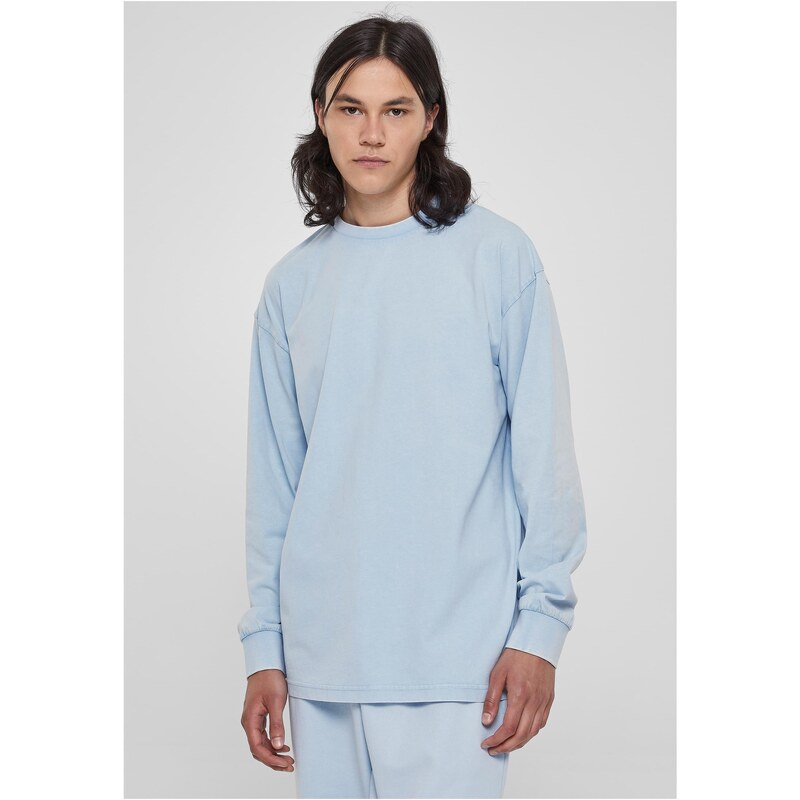 Urban Classics Heavy Boxes Acid Wash Longsleeve balticblue 50676703
