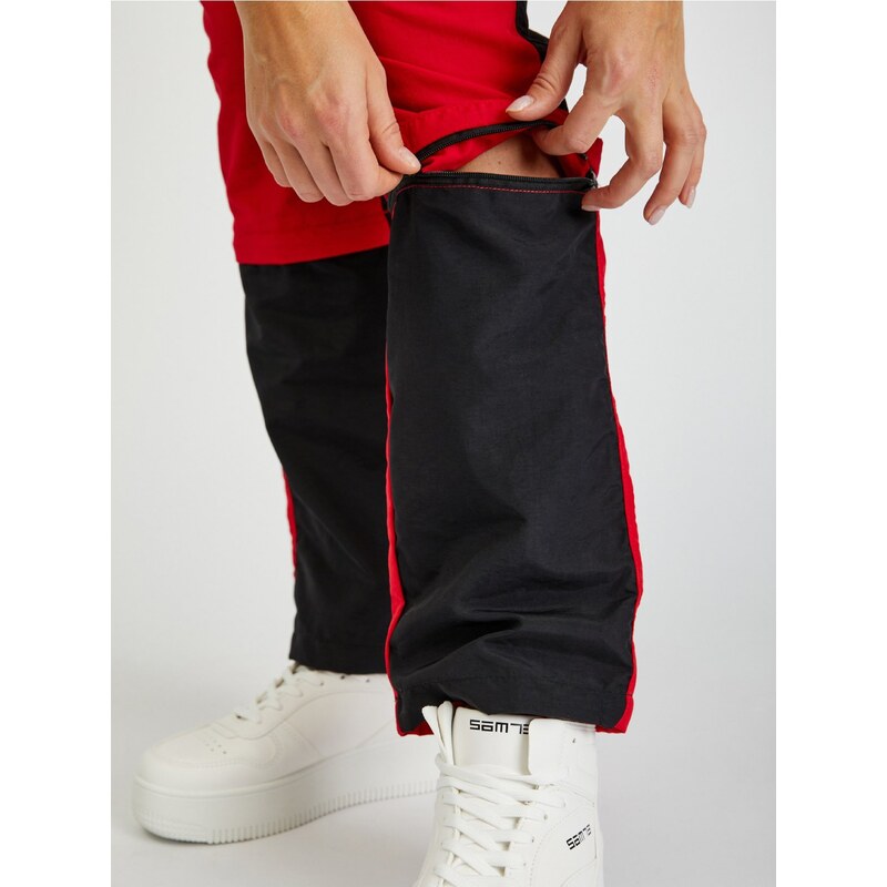 Nohavice a kraťasy pre ženy SAM 73 - červená, čierna